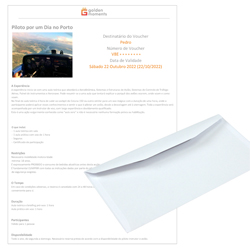 Buono Regalo Opzione Standard  (Foglio A4)
